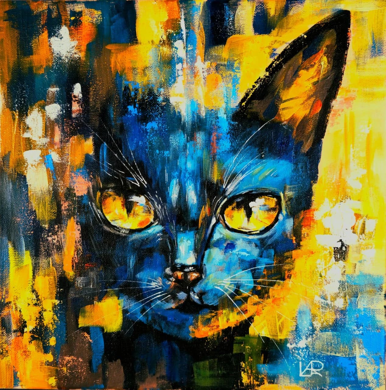 Синий кот